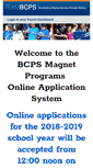 Mobile Screenshot of bcpsonlineapplication.com